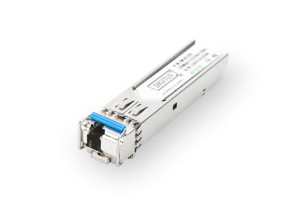 Digitus 155 Mbps BiDi WDM SFP Module, Up to 20km Singlemode, LC Simplex Connector 100Base-BX, Tx1550nm/Rx1310nm DN-81104