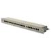 DIGITUS 19" patch panel 24port 1U Cat5E, STP, Krone LSA+, vyväz. lišta, sivý RAL7035 DN-91524S