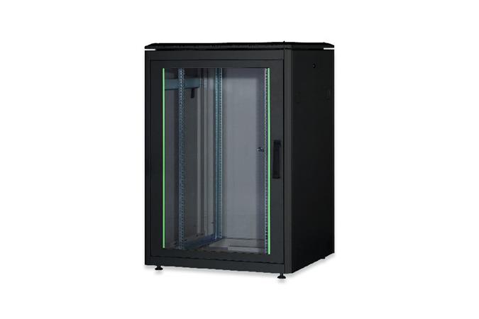 Digitus 22U network cabinet 1164x800x800 mm, color black RAL 9005 DN-19 22U-8/8-B-1