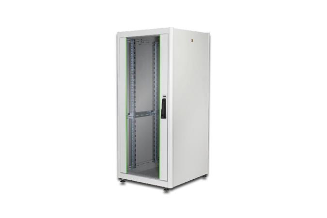 Digitus 26U 19'' Free Standing Network Cabinet 1300x600x600 mm, color grey (RAL 7035), with glass front DN-19 26U-6/6-D