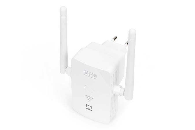 DIGITUS 300 Mbps bezdrátový opakovač / přístupový bod, 2,4 GHz + USB nabíjecí port DN-7072