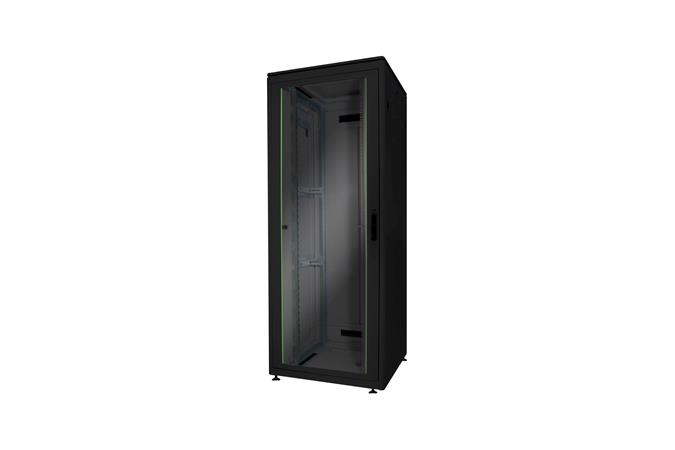 Digitus 32U network cabinet 1609x800x800 mm, color black RAL 9005 DN-19 32U-8/8-B-1