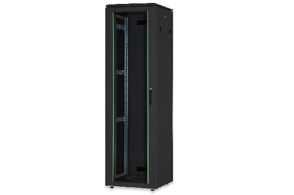 Digitus 36U network cabinet 1787x600x600 mm, color black RAL 9005 DN-19 36U-6/6-B-1