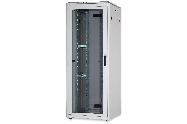 Digitus 36U network cabinet, 1787x800x800 mm glass front door and double wing opening rear door color gr DN-19 36U-8/8-1