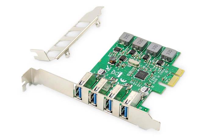 DIGITUS 4-Port USB 3.0 PCI Express Add-On Card DS-30226