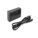 DIGITUS 4-Port USB Charger, 72W, 1x USB-C (PD) 5,9,15,20V/3A, 3x USB-A 5V/2.4A, black DA-10195