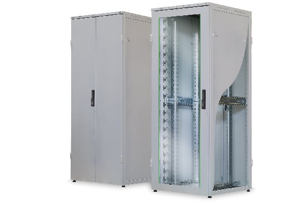 Digitus 42U varioFLEX network cabinet, 2031x800x1000 mm tempered glass door with metal frame, cable man DN-19 42U-8/10-V