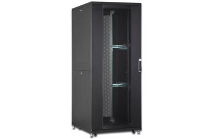 DIGITUS 47U server cabinet, 2192x800x1000 mm, color black RAL 9005 perforated door DN-19 SRV-47U-8-B-1