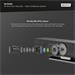 DIGITUS 4K All-in-One Video Bar, Set ePTZ, AI, 4x mikrofon / 1x reproduktor, 1x stolní mikrofon DS-55580