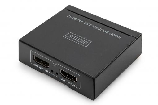 DIGITUS 4K HDMI Splitter, 1x2 4K/30Hz, černá DS-45340