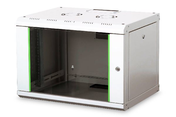 Digitus 7U wall mounting cabinet 420x600x450 mm, color grey (RAL 7035) DN-19 07-U