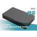 DIGITUS 8+2 Port GE PoE Switch 8 Port PoE 802.3at, 10/100/1000 Mbps + 2 Port GE DN-95357