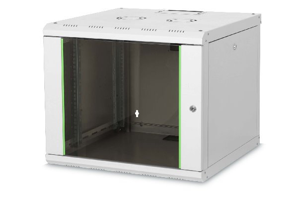 Digitus 9U wall mounting cabinet 509x600x600 mm, color grey (RAL 7035) DN-19 09U-6/6