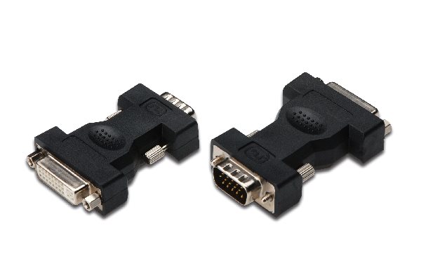 Digitus Adaptér DVI, DVI (24 + 5) - HD15 F / M, duální propojení DVI-I, bl AK-320505-000-S