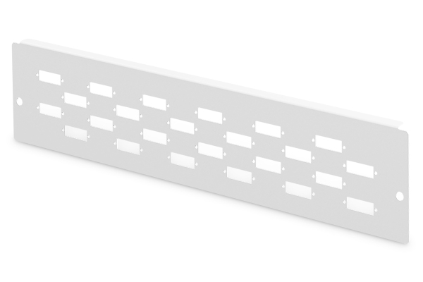 Digitus Adaptérová deska pro DN-96800M-2, šedá (RAL 7035) 12x SC-DX, LC-QD DN-96802M-2