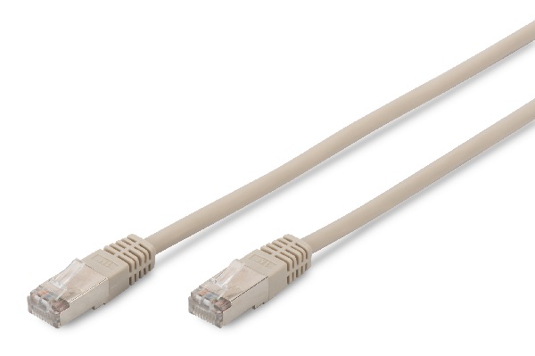 Digitus CAT 5e F-UTP patch cable, Cu, PVC AWG 26/7, length 20 m, color grey DK-1521-200