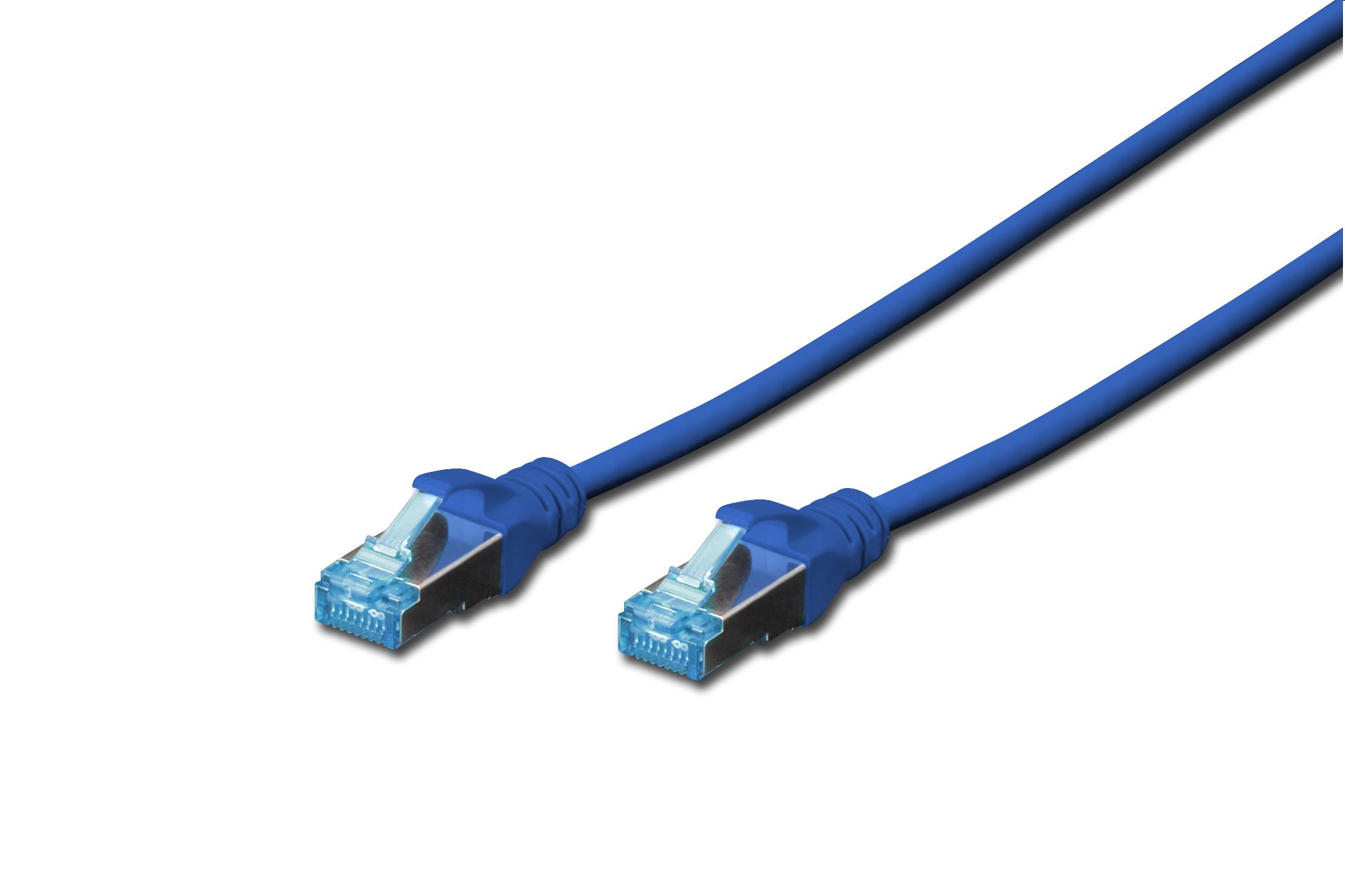 Digitus CAT 5e SF-UTP patch cable, Cu, PVC AWG 26/7, length 0.5 m, color blue