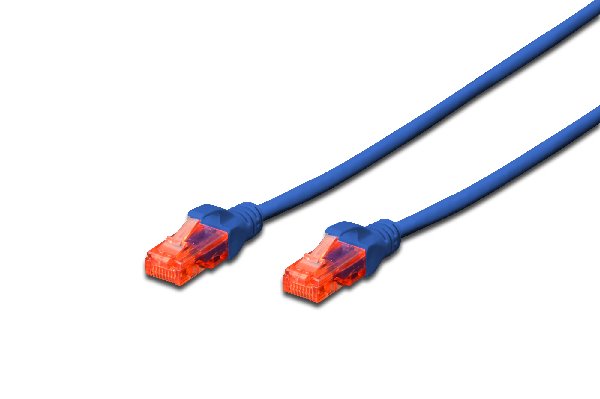 Digitus CAT 6 U-UTP patch cable, Cu, LSZH AWG 26/7, length 10 m, color blue DK-1617-100/B
