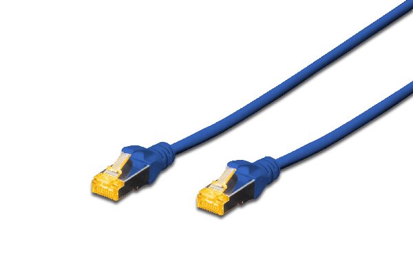 Digitus CAT 6A S-FTP patch cable, Cu, LSZH AWG 26/7, length 5 m, color blue DK-1644-A-050/B