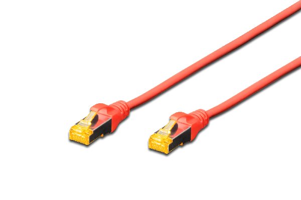 Digitus CAT 6A S-FTP patch cable, Cu, LSZH AWG 26/7, length 5 m, color red DK-1644-A-050/R