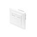 Digitus CAT 6A Třída EA síťová zásuvka, stíněná 1x RJ45, LSA, čistě bílá, zapuštěná montáž, 8 směrů DN-9010/8-1