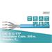 DIGITUS CAT 6A U-FTP installation cable, raw, length 305 m, drum, AWG 23/1 LSZH-1, simplex, color blue DK-1623-A-VH-305