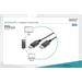 Digitus DisplayPort připojovací kabel 1 m, CU, AWG28, 2x stíněný AK-340103-010-S