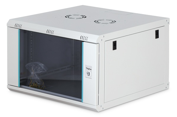 DIGITUS DN-37102 Nástěnná skříň 7U, Dynamic-N, 19", 600x600mm, nesmontovaná, šedá (RAL 7035)