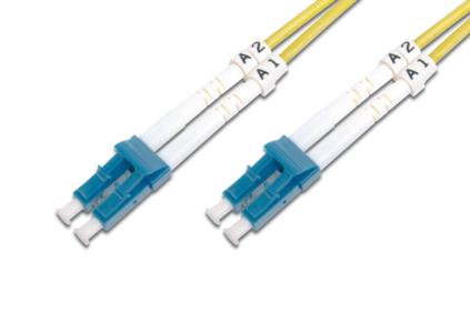 DIGITUS Fiber Optic Patch Cord,, LC (APC) to LC (APC), Singlemode, OS1, 09/125 µ, Duplex Length 2m DK-293LCA3LCA-02
