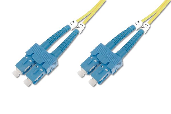 Digitus Fiber Optic Patch Cord, SC to SC OS2, Singlemode 09/125 µ, Duplex, Length 3m DK-2922-03