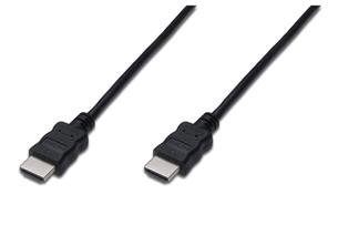 Digitus HDMI/A prepojovací kábel, 0,5m, 2x tienený, AWG30, čierny