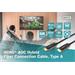 Digitus HDMI AOC hybrid-fiber connection cable, Type A M/M, 20m, UHD 8K@60Hz, CE, gold, bl AK-330126-200-S