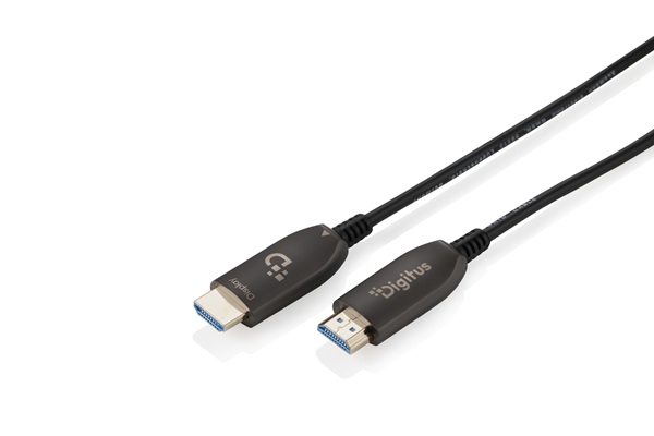 Digitus HDMI AOC hybridní optický kabel, UHD 8K, 60 m, černý AK-330126-600-S