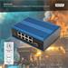 DIGITUS Industrial 8+1 Port Fast Ethernet Switch Unmanaged, 8 RJ45 Ports 10/100 Mbits DN-651132
