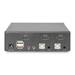 DIGITUS KVM přepínač, 2 porty, dva displeje, 4K, HDMI DS-12870