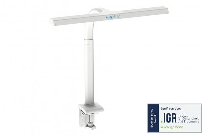 DIGITUS LED stolní lampa - 50 cm, 1025 lm, 7W, bílá DA-90491