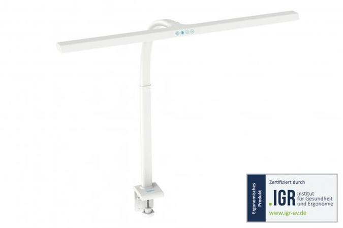 DIGITUS LED stolní lampa - 80 cm, 2400 lm, 16 W, bílá DA-90493