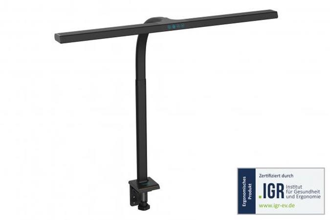 DIGITUS LED stolní lampa - 80 cm, 2400 lm, 16 W, černá DA-90492