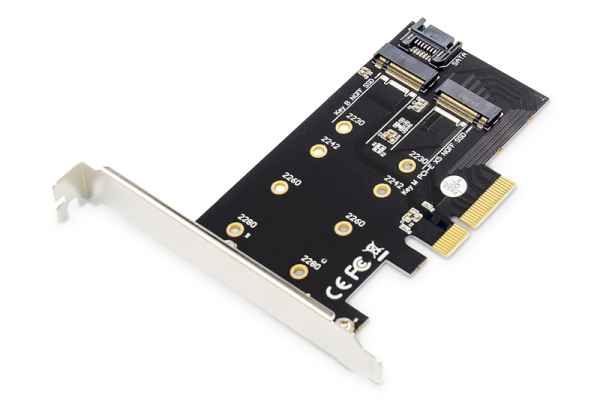Digitus M.2 NGFF / NVMe SSD PCI Express 3.0 (x4) Add-On Card DS-33170