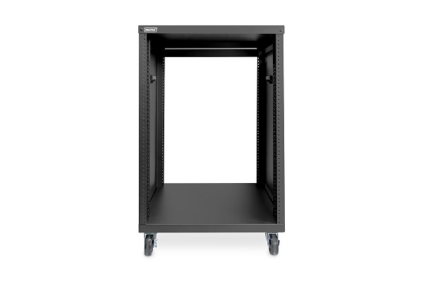 Digitus Mobilní Síťový stojan 16U, univerzální, 780x507x460mm, barva černá (RAL 9005) DN-48001