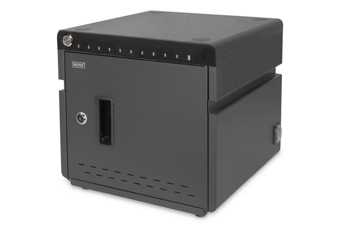 DIGITUS mobilní stolní nabíjecí skříňka pro tablety do 14 palců, 10 zařízení. UV-C, USB-C - poškozeno DN-45004