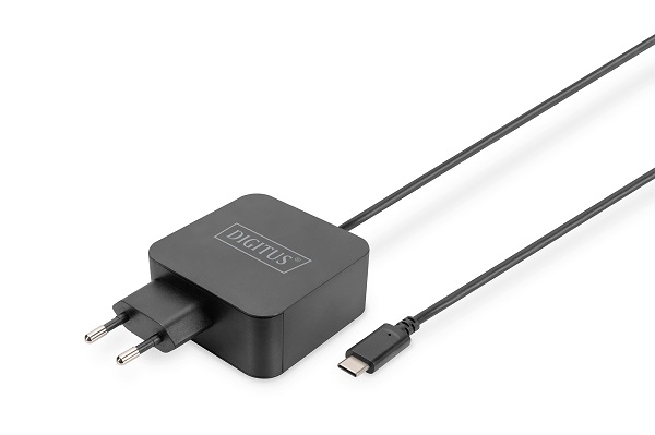DIGITUS Nabíječka pro notebooky USB-C Napájení 65W PD3.0 DA-10071