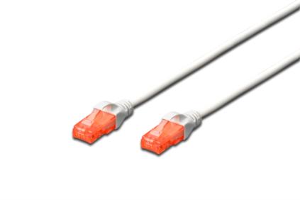 Digitus Patch Cable, CAT 6 UTP, AWG 26, měď, bílý 5m DK-1617-050/WH