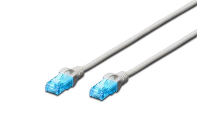 Digitus Patch Cable, UTP, CAT 5e, AWG 26/7, měď, šedý 20m DK-1511-200