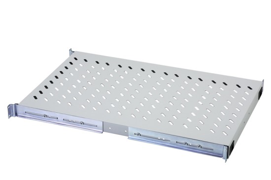 Digitus pevná police pro rack hl.1000mm šedá 483x720x50, 100 kg DN-19 TRAY-1-1000