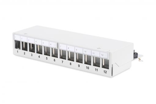 DIGITUS Professional Desktop Modular Patch Panel, shielded, 12-port DN-93706