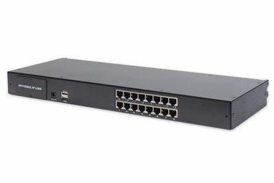 DIGITUS Professional Modular Cat.5 KVM switch, 16-port DS-72217