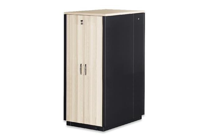 Digitus SOUNDproof Cabinet 1666x750x1130 mm, wooden surface maple metal parts black RAL 9005 DN-19 32U-SO-M