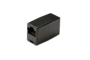 Digitus spojka RJ-45 nestíněná černá