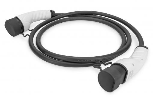 DIGITUS Třífázový 16A nabíjecí kabel typu2/typ2, přímý 7,5 m DK-3P16-075